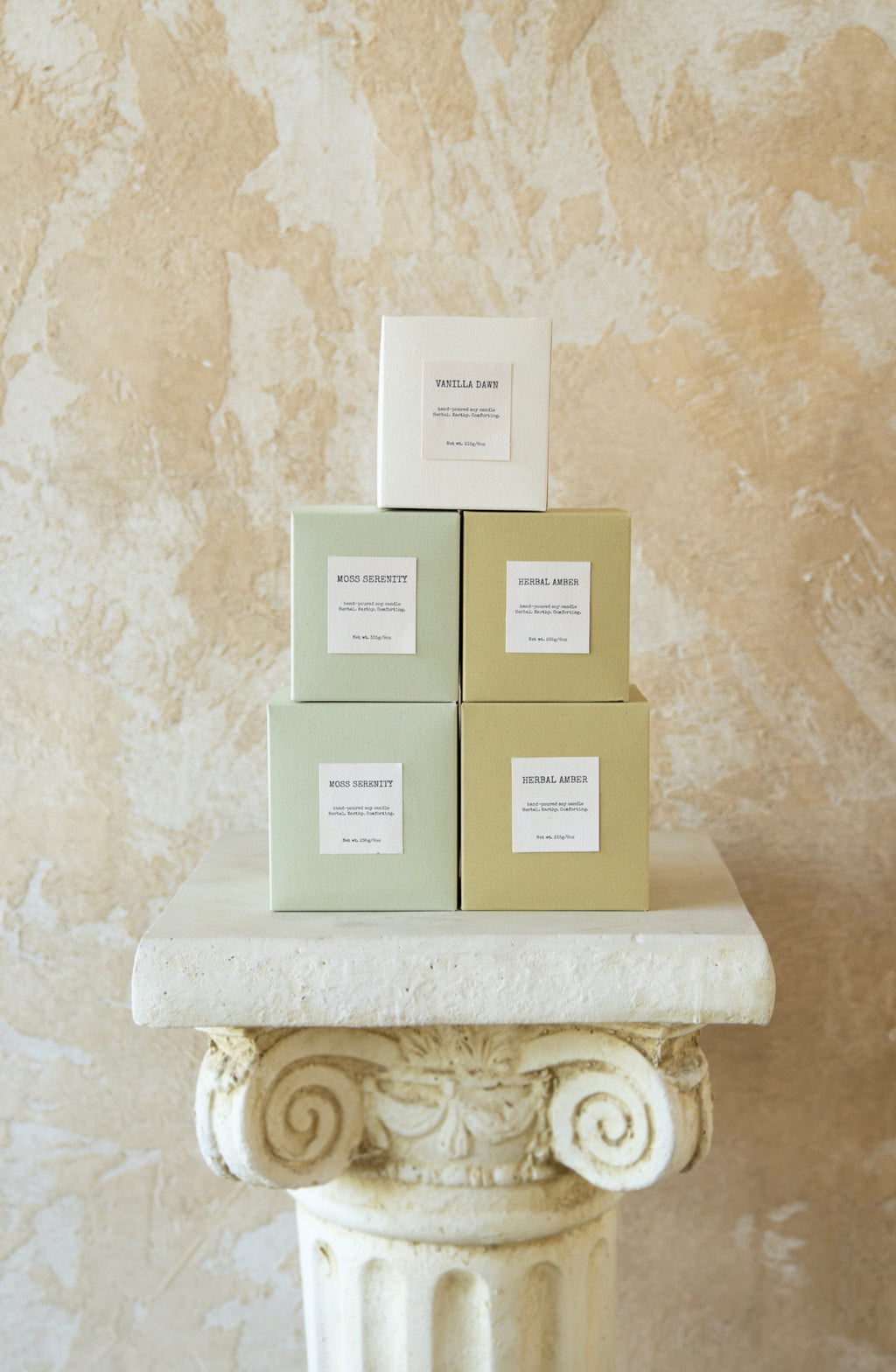 HERBAL AMBER CANDLE BOX