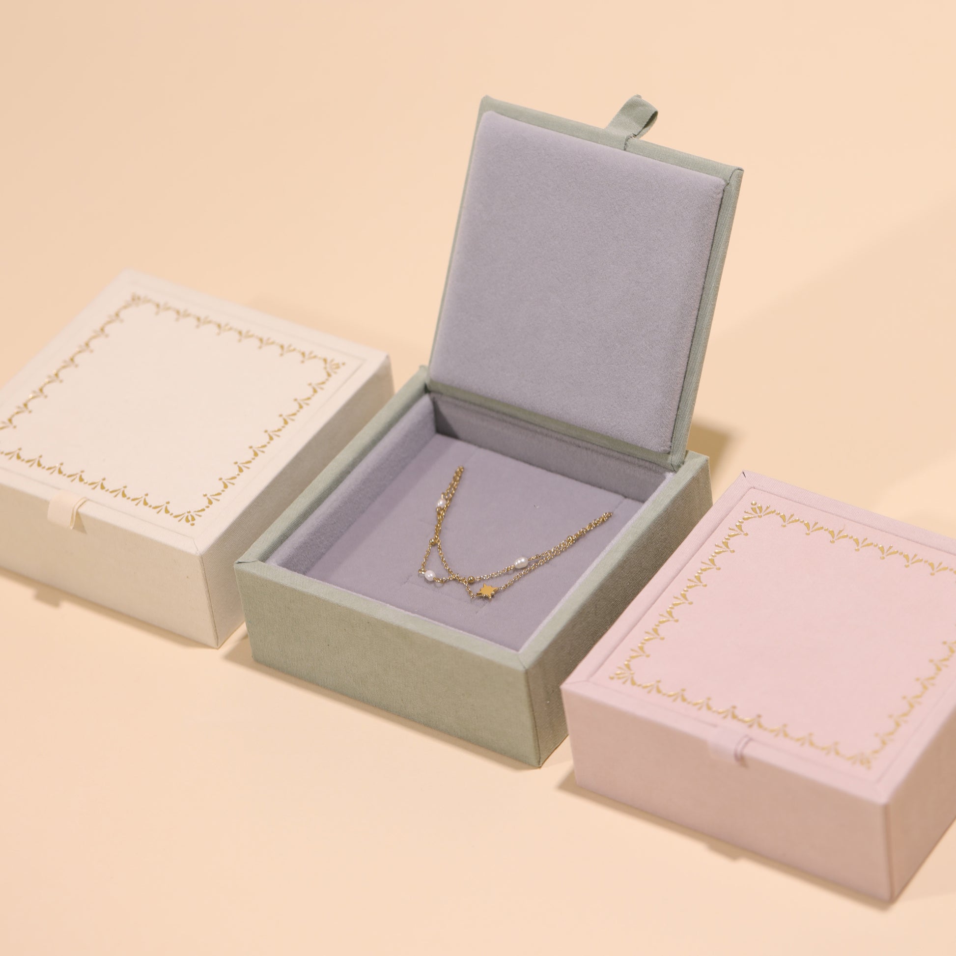 Golden Frame Jewelry Box