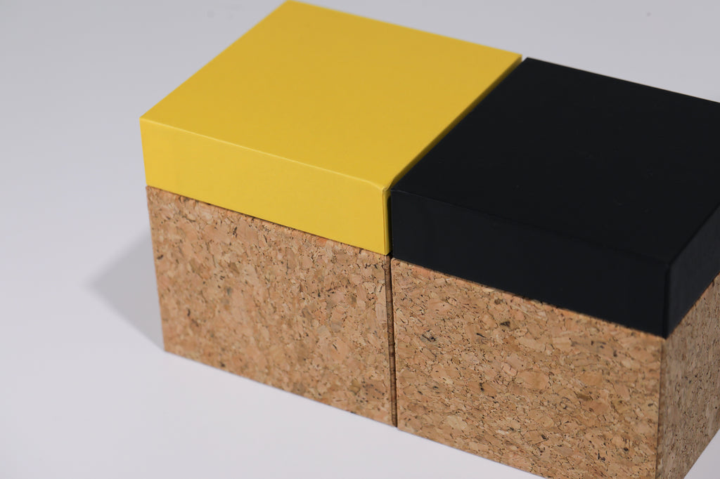 Cork Base Gift Box with Kraft Lid