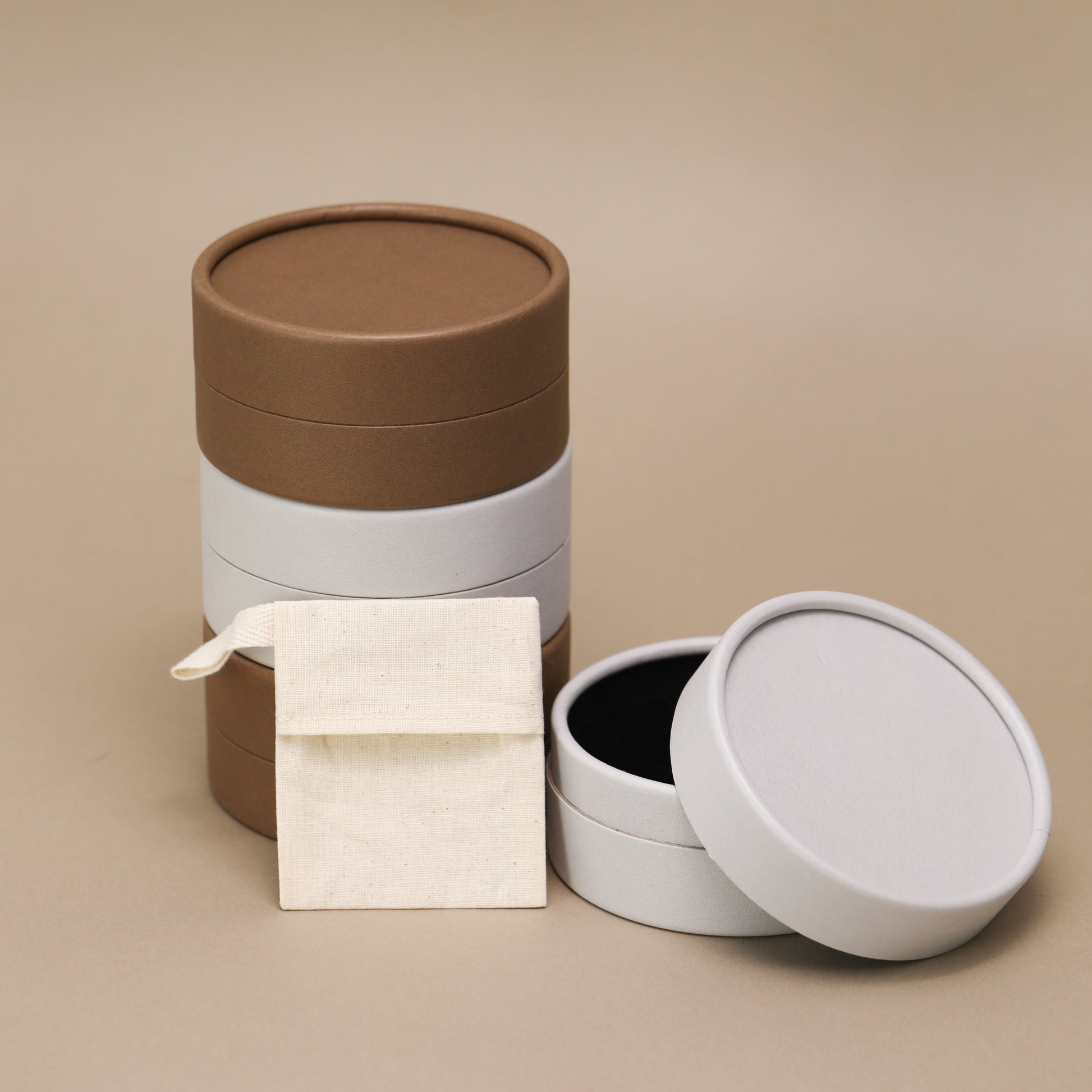 Round Rigid Jewelry Box (50 Pack)