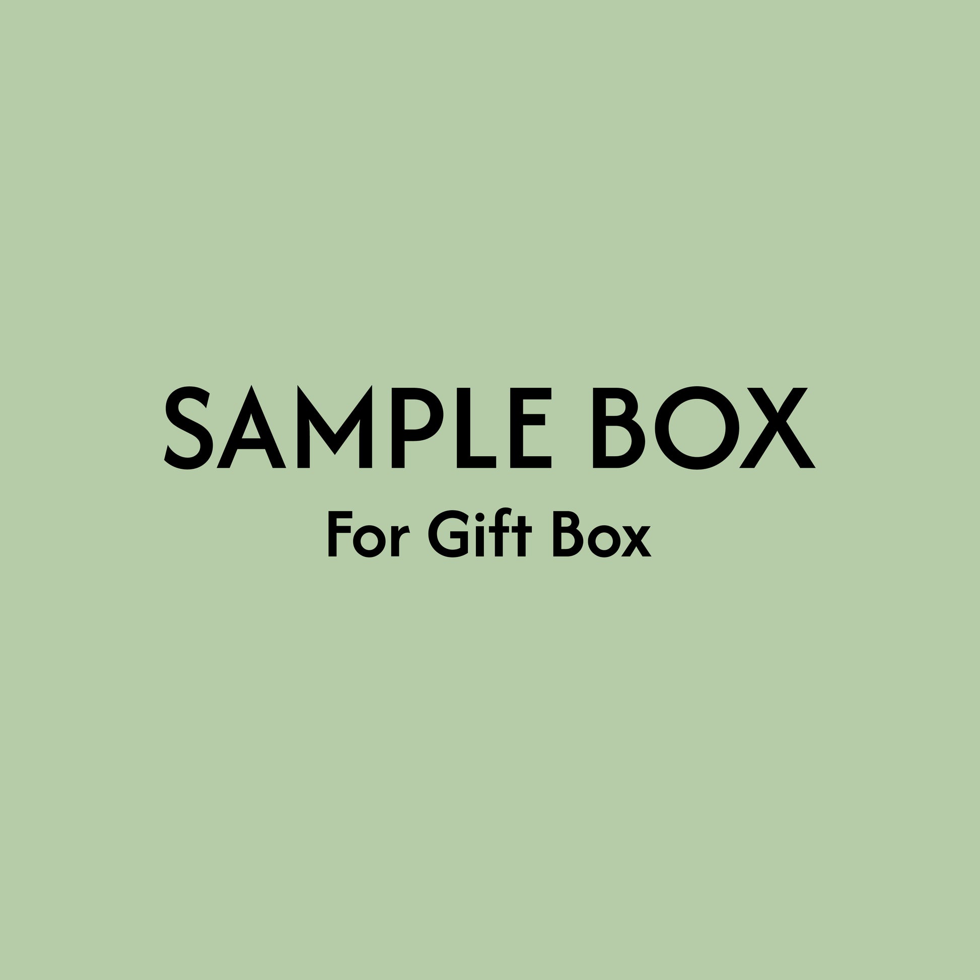 Sample Set For Gift Box