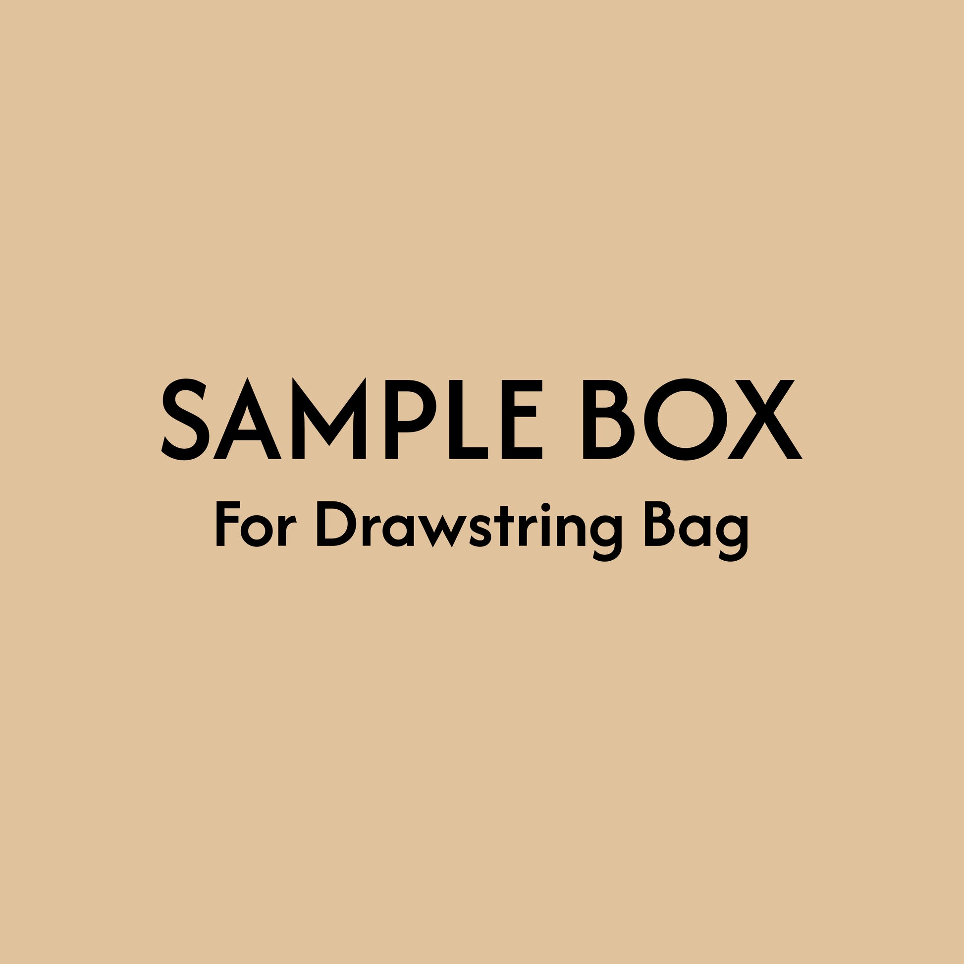 Drawstring Bag Sample Set – Try Before You Bulk Order