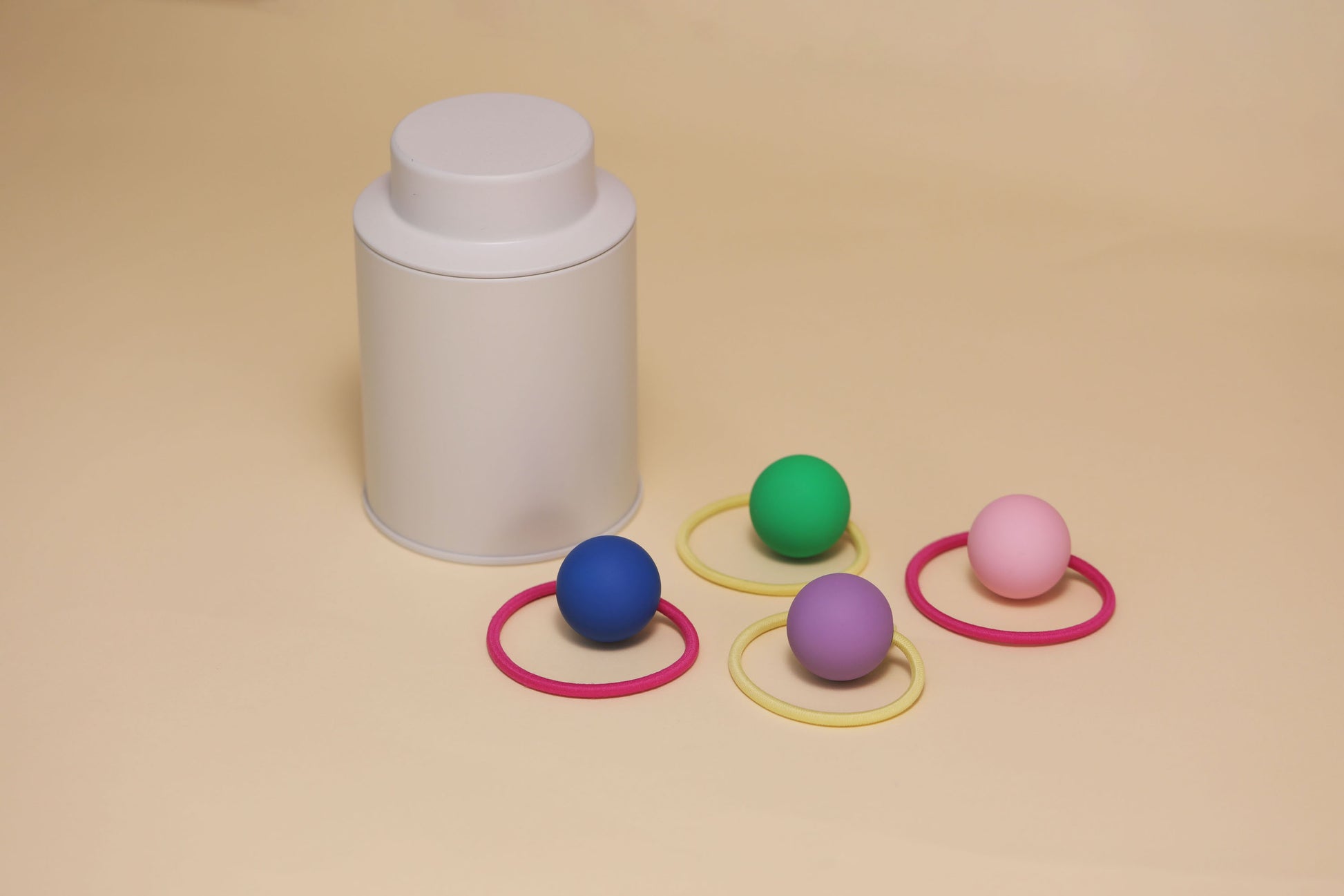 Colorful Candy Canister Metal