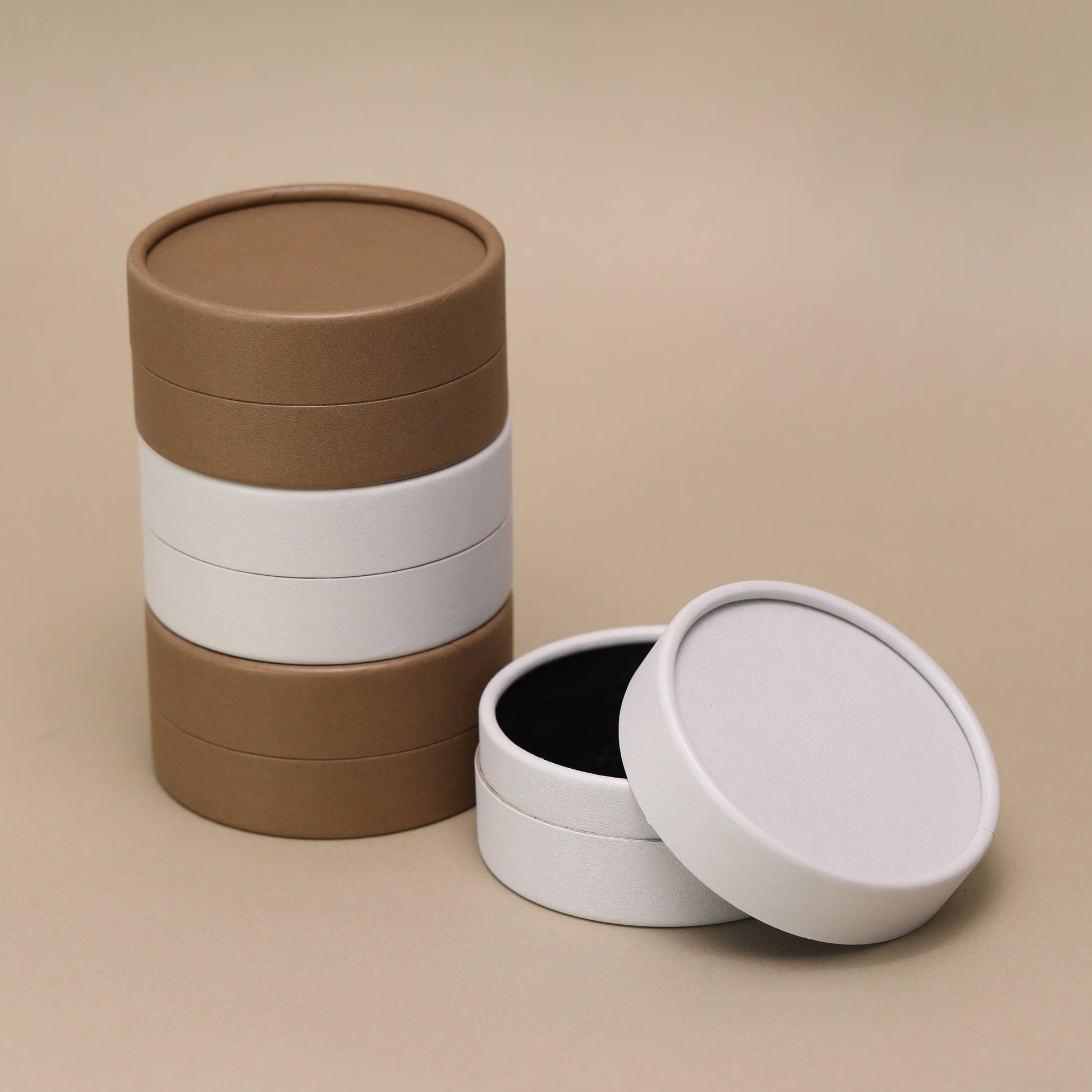 Round Rigid Jewelry Box (50 Pack)