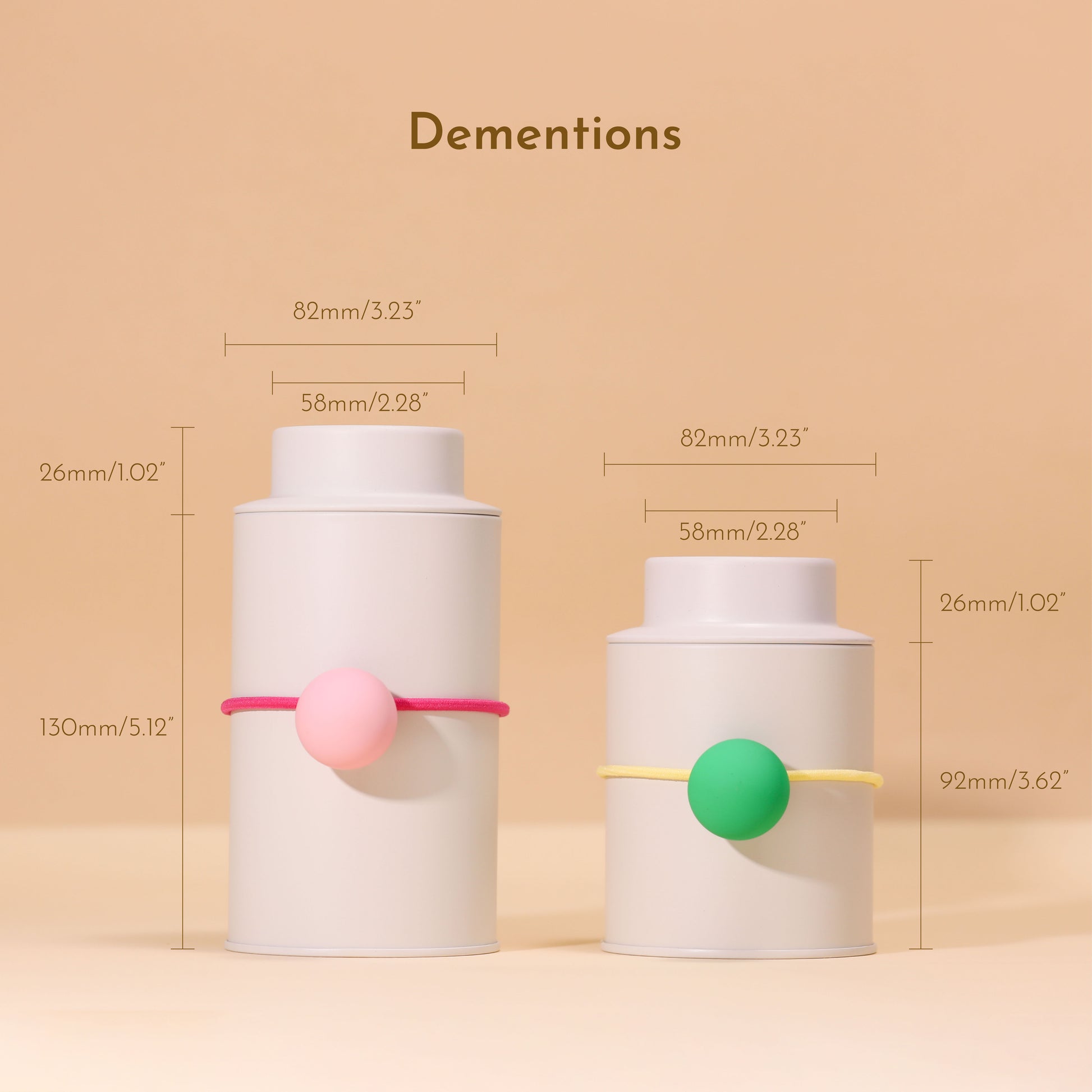 Colorful Candy Canister Metal