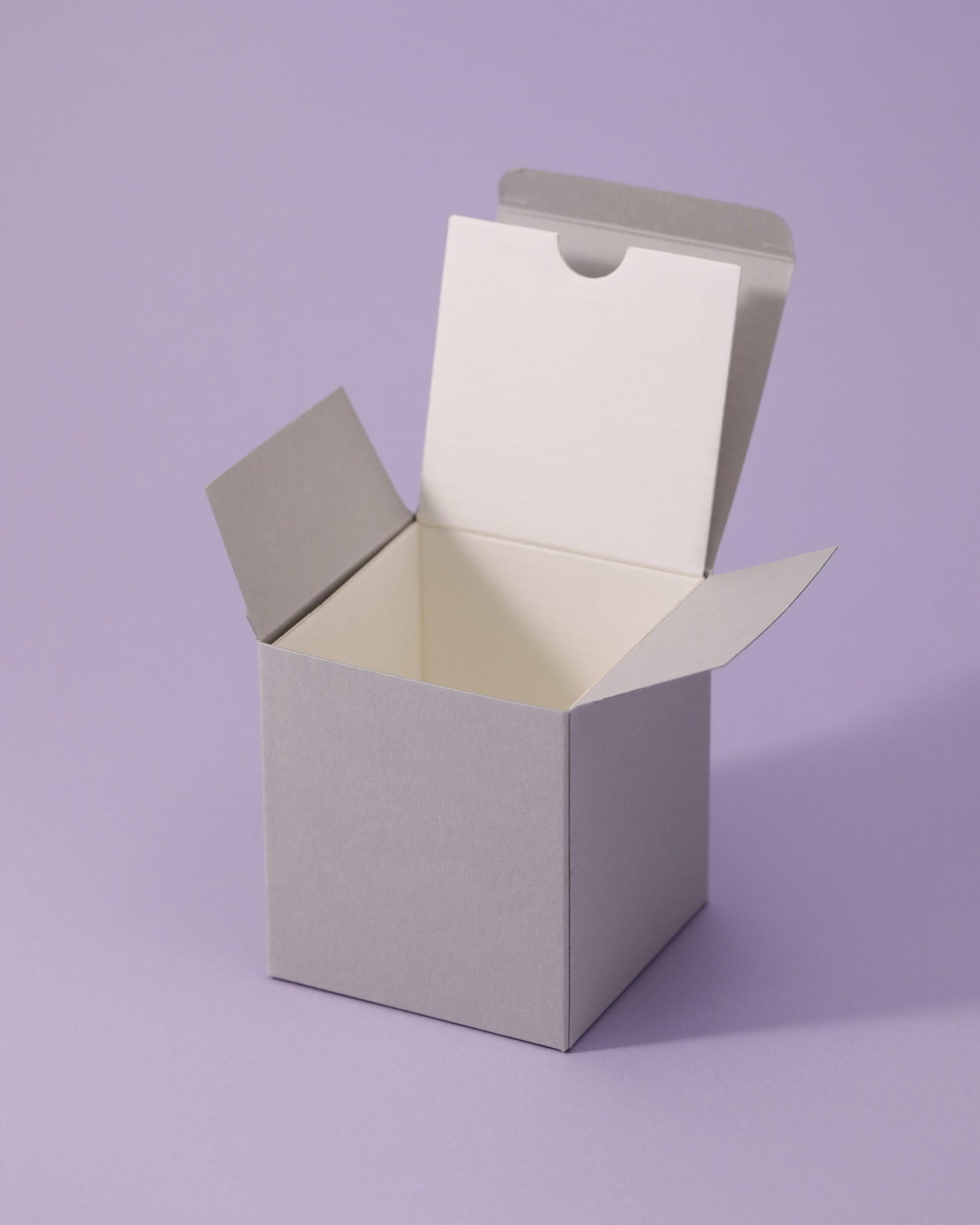 grey candle box - minimalist spa packaging wholesale-Enclify